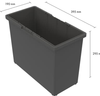 Epoq soptunna (mörkgrå)