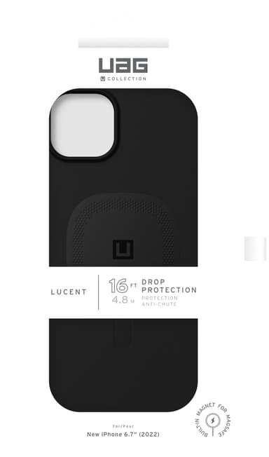U by UAG Lucent 2.0 Magsafe iPhone 14 Plus fodral (svart)