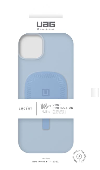 U by UAG Lucent 2.0 Magsafe iPhone 14 Plus fodral (blått)