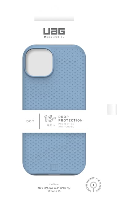 U by UAG Dot Magsafe iPhone 14 fodral (blått)