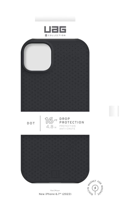 U by UAG Dot Magsafe iPhone 14 Plus fodral (svart)