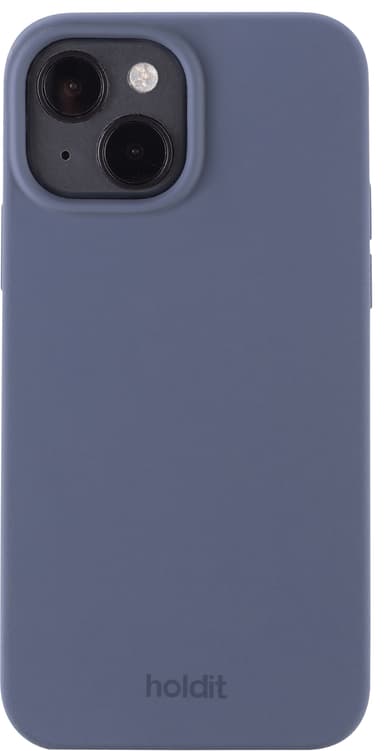 HOLDIT Silicone iPhone 14/13 fodral (blått)