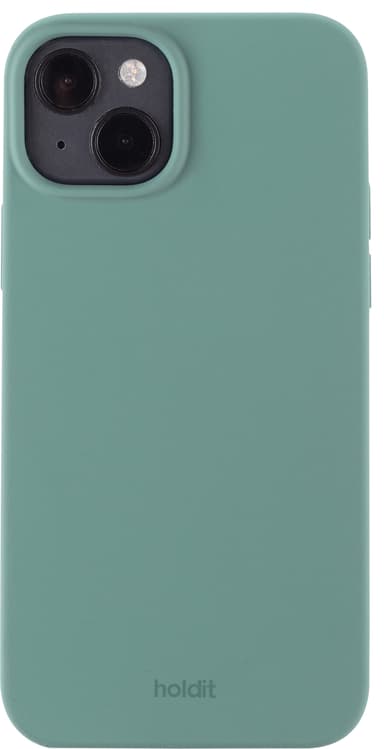HOLDIT Silicone iPhone 14 Plus fodral (grönt)