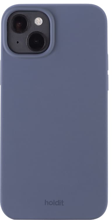 HOLDIT Silicone iPhone 14 Plus fodral (blått)