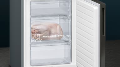 Siemens IQ500 Kyl/Frys KG39E8XBA (blacksteel)