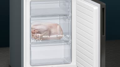 Siemens IQ500 Kyl/Frys KG39E8XBA (blacksteel)