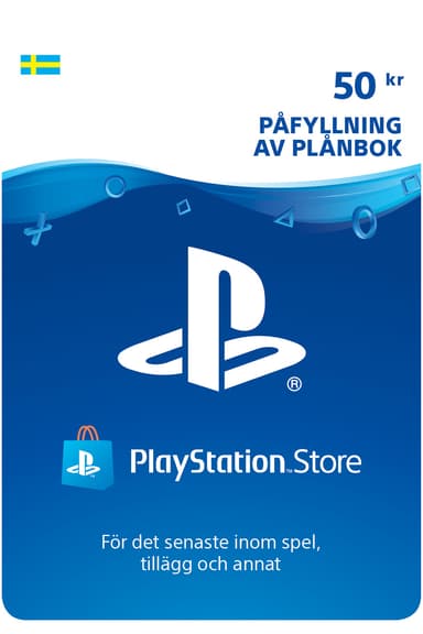 PlayStation Store PSN presentkort 50 SEK