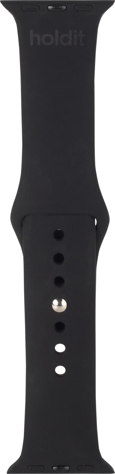 HOLDIT Apple Watch Silicone Band 42-49mm (svart)