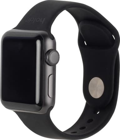 HOLDIT Apple Watch Silicone Band 42-49mm (svart)
