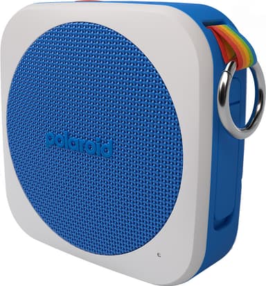 Polaroid Music P1 trådlös bärbar högtalare (blå/vit)