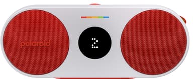 Polaroid Music P2 trådlös bärbar högtalare (röd/vit)