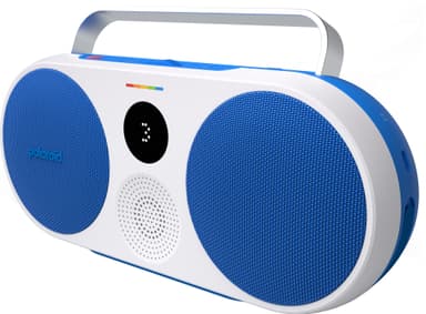 Polaroid Music P3 trådlös bärbar högtalare (blå/vit)