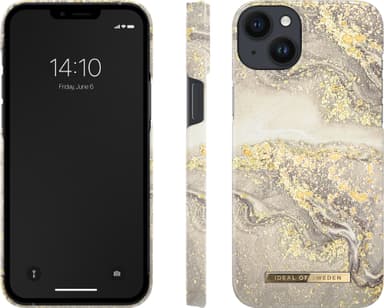 IDEAL OF SWEDEN iPhone 14 Plus fodral (spark greige marble)