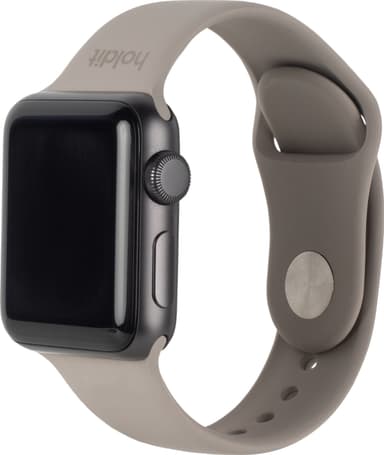 HOLDIT Apple Watch Silicone Band 30-41mm (grå)