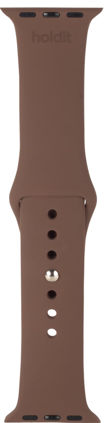 HOLDIT Apple Watch Silicone Band 30-41mm (brun)