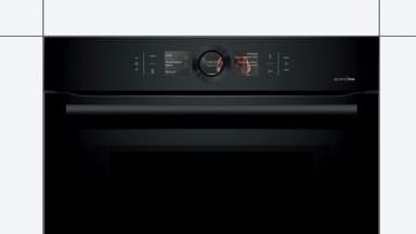 Bosch Serie 8 Inbyggnadsugn med mikro HMG8764C1 (Carbon black)