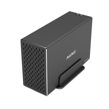 Deltaco K35272U3 Hölje för lagringsenheter HDD-hölje Svart 3.5"