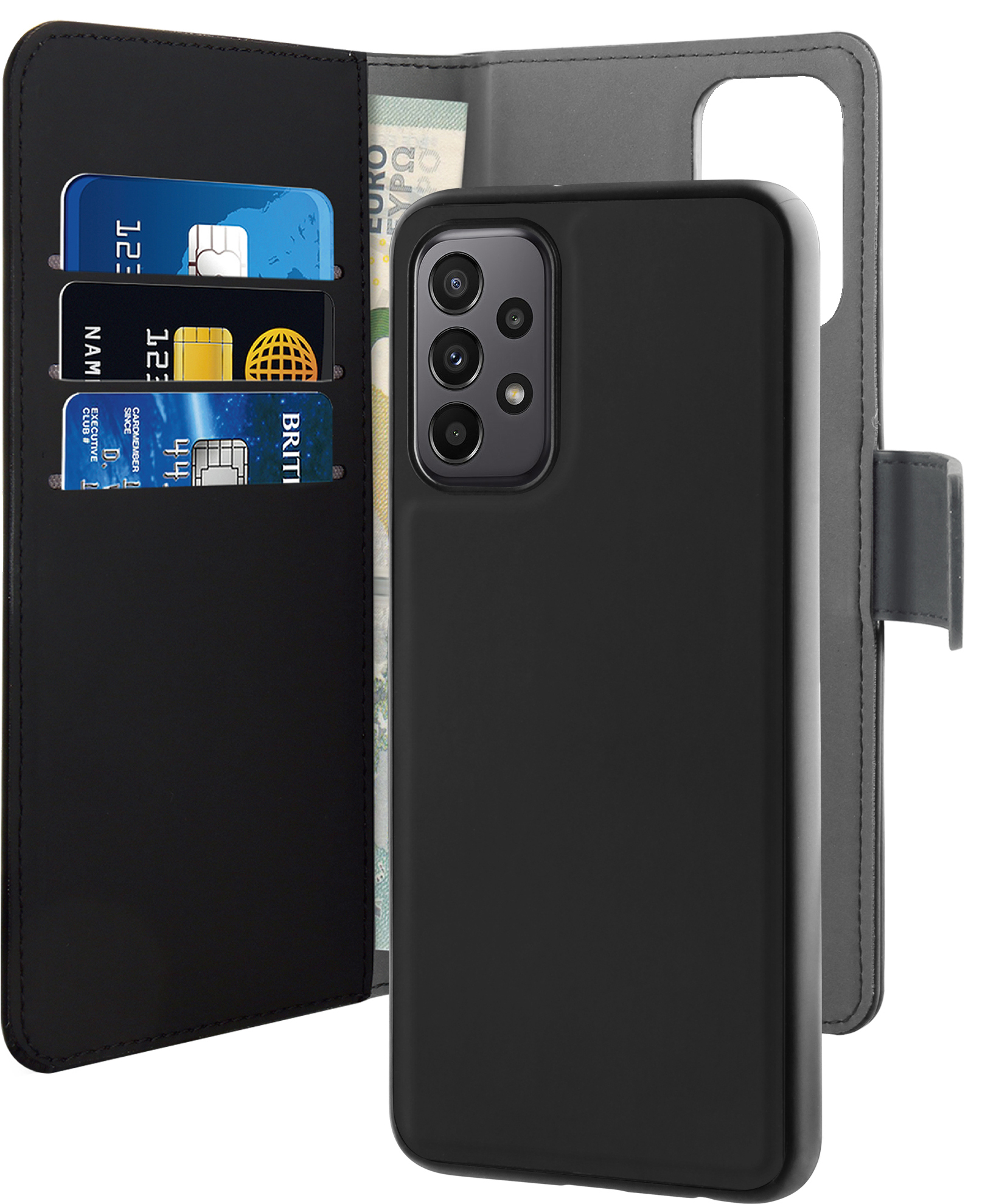 Puro 2-i-1 plånbok för Samsung Galaxy A23 4G/5G
