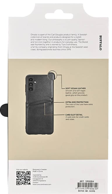 Buffalo fodral för Samsung A04s/A13 5G (svart)