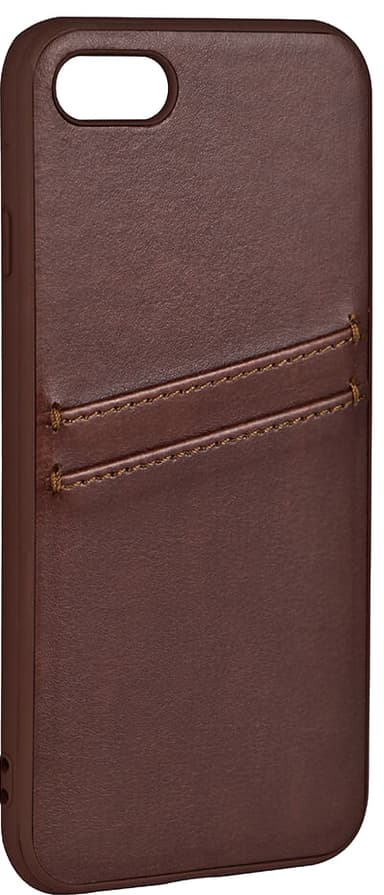 Buffalo Backcover iPhone SE/8/7/6 fodral (brun)