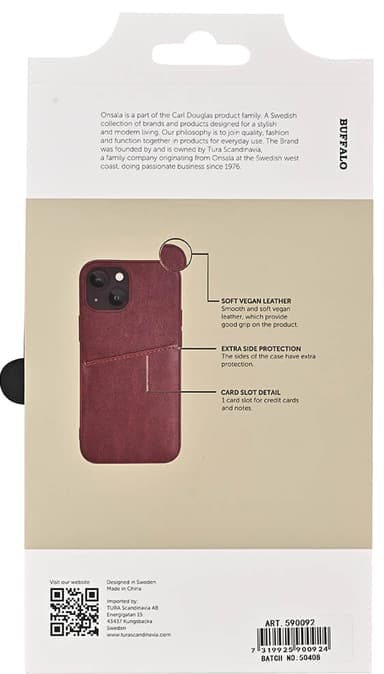 Buffalo Backcover iPhone 13 mini fodral (brun)