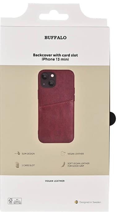 Buffalo Backcover iPhone 13 mini fodral (brun)