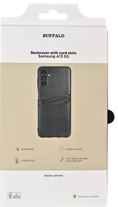 Buffalo fodral för Samsung A04s/A13 5G (svart)