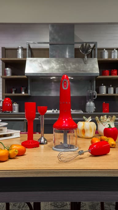 Smeg stavmixer HBF22RDEU (röd)