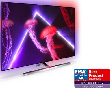 Philips 55” OLED807 4K OLED Ambilight Smart TV (2022)