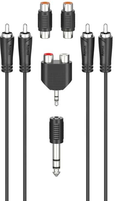 Hama RCA ljudkabelkit (2.5m)