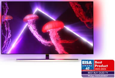 Philips 55” OLED807 4K OLED Ambilight Smart TV (2022)