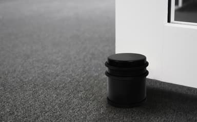 Home>it® dörrstopp för golv Ø 6,2 x 7,5 cm mattsvart