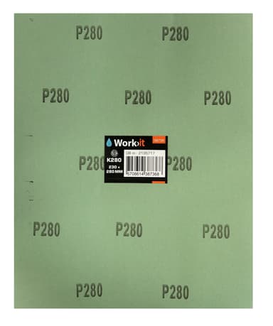 Work>it® våtslippapper 1 ark 230×280 mm K280