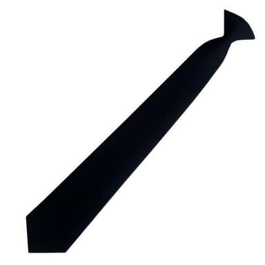 Liten smal slips för män Dam Polyester Svart