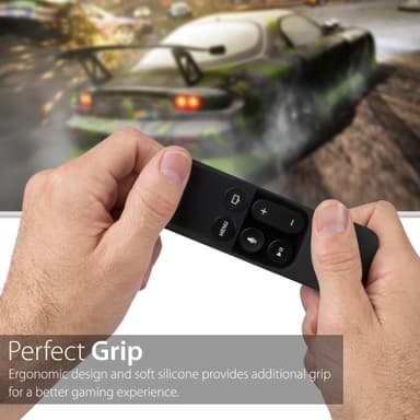 Fodral till fjärrkontroll Apple TV 4/5 Svart