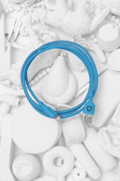 Blue Ocean Återvunnen iPhone Lightning-kabel · Eco!