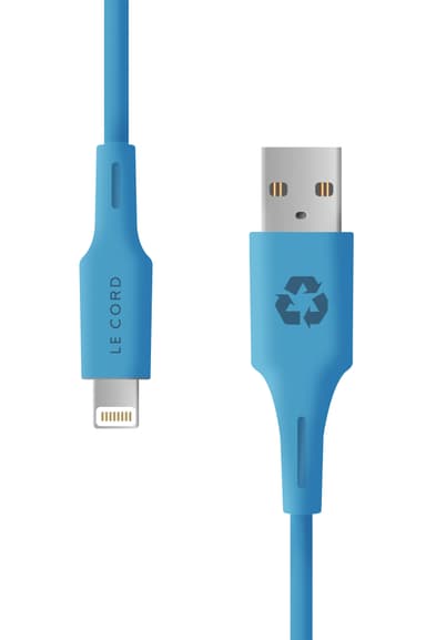Blue Ocean Återvunnen iPhone Lightning-kabel · Eco!
