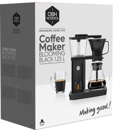OBH Nordica Blooming kaffebryggare 3000000992 (svart)
