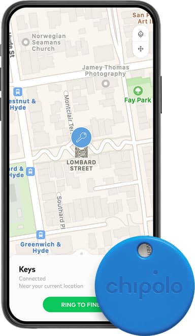 Chipolo One Bluetooth-tracker (blå)