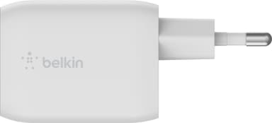 Belkin 65W Dual USB-C-laddare (kabel medföljer)
