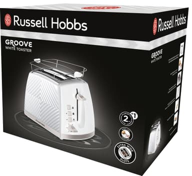 Russell Hobbs Groove brödrost 26391-56 (vit)