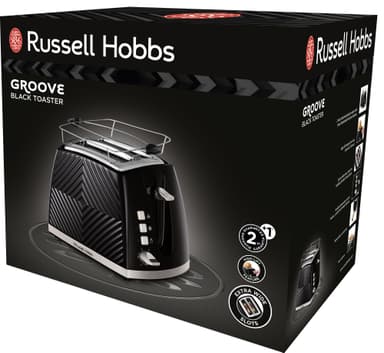 Russell Hobbs Groove brödrost 26390-56 (svart)