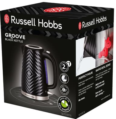 Russell Hobbs Groove vattenkokare 26380-70 (svart)