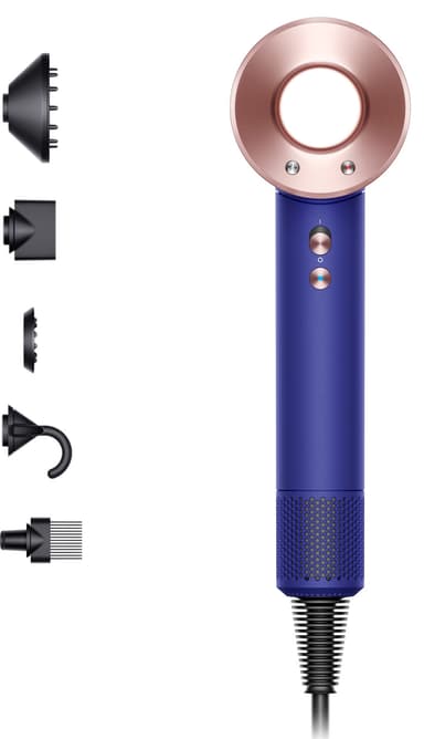 Dyson Supersonic Special Edition hårfön (Vinca blue/Rosé)