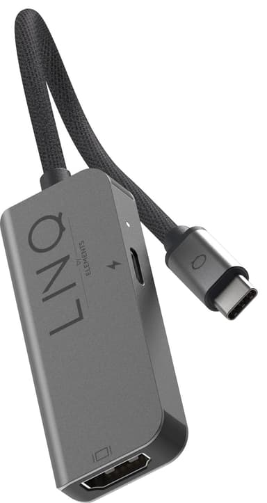LinQ 2-i-1 USB-C-adapter
