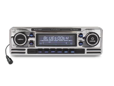 Caliber Retro Radio - CD, Bluetooth och USB - silver