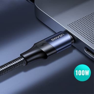 USAMS Kabel U71 Nylon USB-C/USB-C 1.2 m