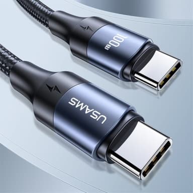 USAMS Kabel U71 Nylon USB-C/USB-C 1.2 m
