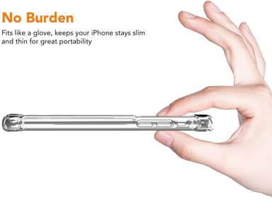 iPhone 11 skal med korthållare TPU transparent