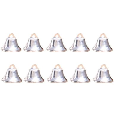Juldekoration Bjällror 10-pack Silver